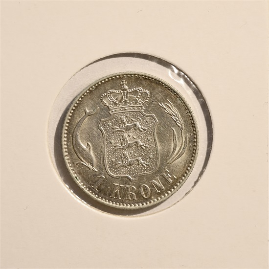 Danmark 1 krone 1898 kv. 01