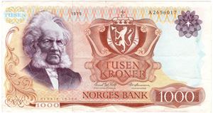 1000 kroner 1975 A.2656017. Kv.1