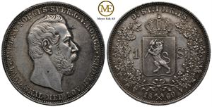 Speciedaler 1869 Carl XIV Johan. Kv.01