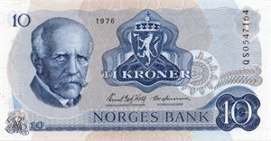 10 kroner 1976 QS erstatning