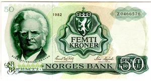 50 kroner 1982 Z 0-million erstatning Kv.0/01