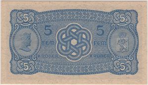 5 kroner 1941 T.6799133. 66 EPQ. Kv.0