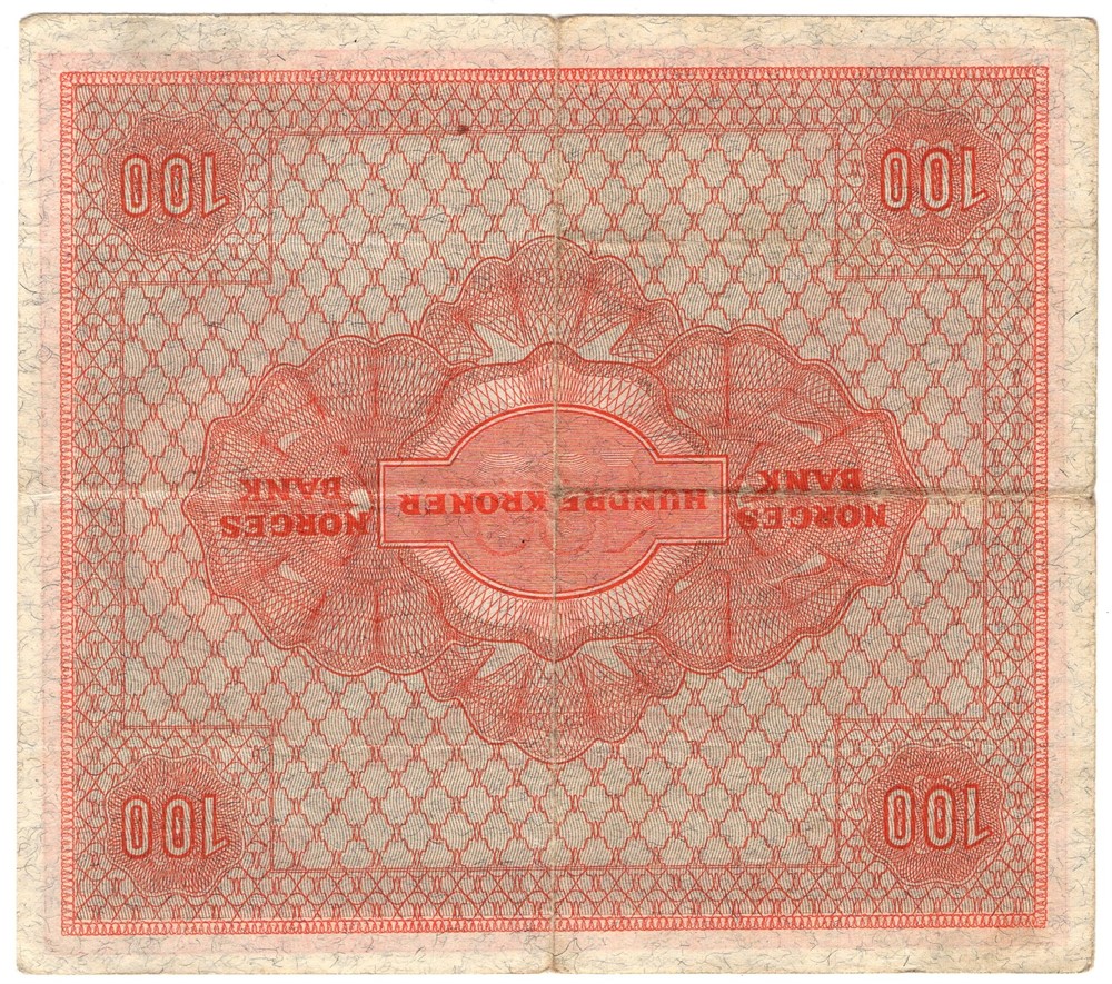 100 kroner 1949 B.7446254. Kv.1/1+