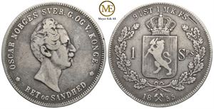 Speciedaler 1855 Oscar I. Kv.1