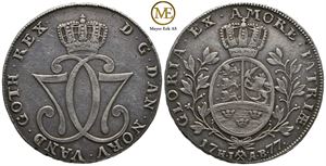 Speciedaler 1777 Christian VII. Kv.1+