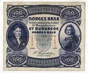 100 kroner 1924 A