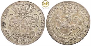 4 mark 1696 Christian V. Kongsberg. Kv.01