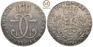 Speciedaler 1781 Christian VII. Kv.1/1+