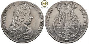 Speciedaler 1694 Christian V. Kv.1+