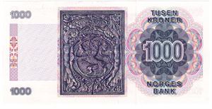 1000 kroner 1989 Kv.0