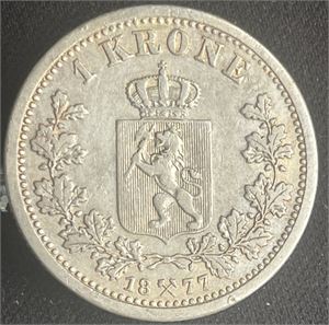 1 krone 1877 Kv.1