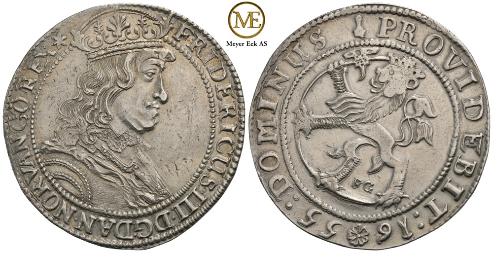 Speciedaler 1655 Frederik III. Kv.01