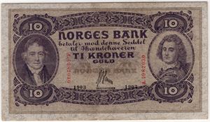 10 kroner 1903 A.4982030. 50 EPQ. Kv.01