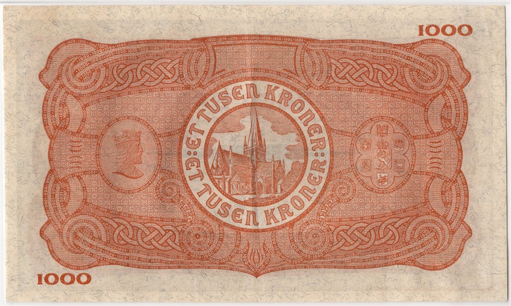1000 kroner 1947 A.0490418. Kv.01