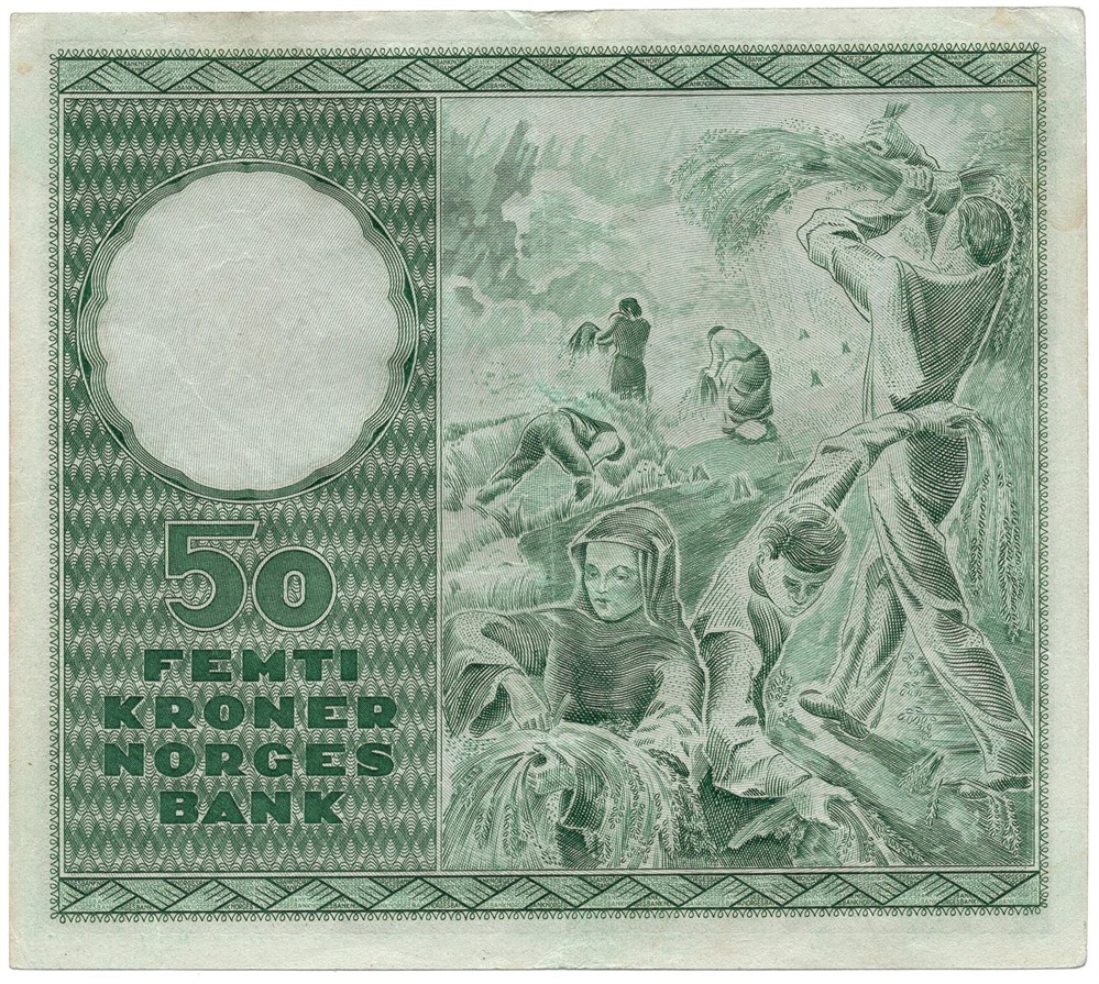 50 kroner 1950 A.2296986. Kv.1+