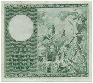 50 kroner 1950 A.2296986. Kv.1+