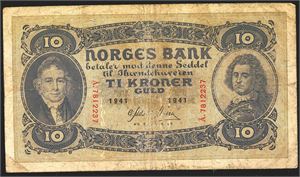 10 kr 1941Å kv. 1-