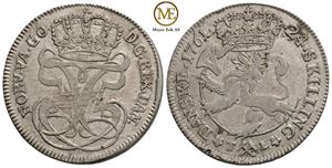 24 skilling 1761 Frederik V. Kv.01