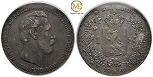 Speciedaler 1869 Carl XV. XF45