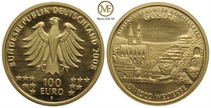 100 euro 2008 Tyskland. "Goslar" Proof