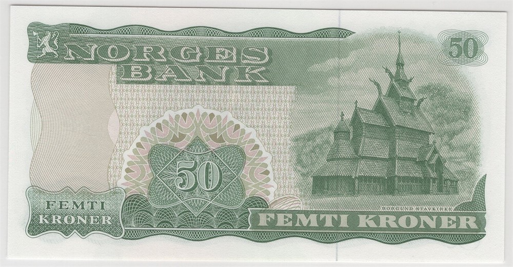 50 kroner 1982 M. 68 hos PMG. Kv.0