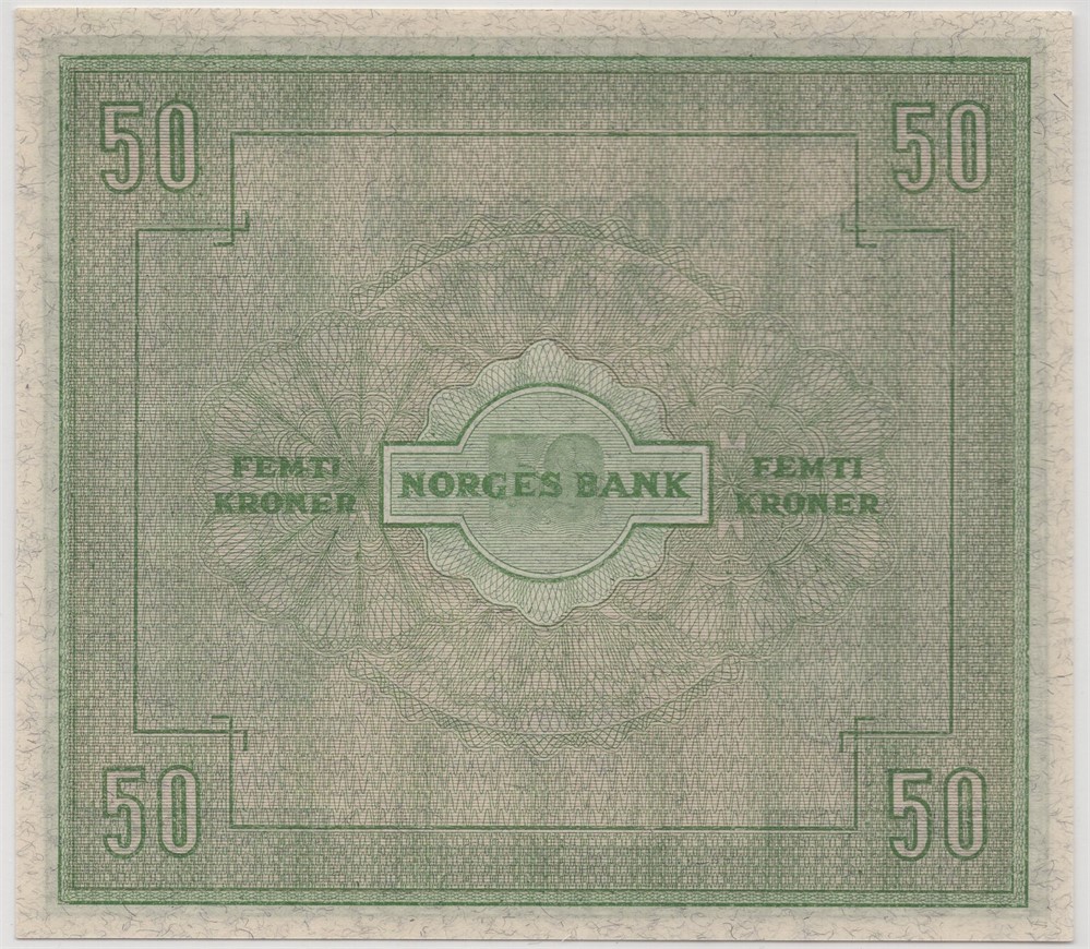 50 kroner 1945 A.1472288. 67 hos PMG. Kv.0