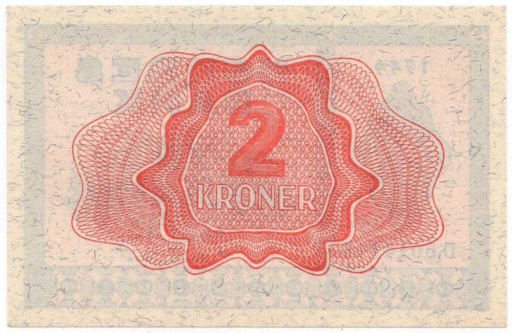2 kroner 1944 D.6014118. Kv.0