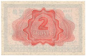 2 kroner 1944 D.6014118. Kv.0