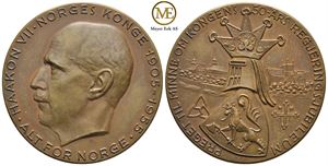 50 års regjering 1955 Haakon VII. Kv.0