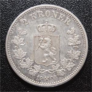 2 kroner 1904 kv. 1++