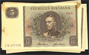 Sverige 5kr lot, vk