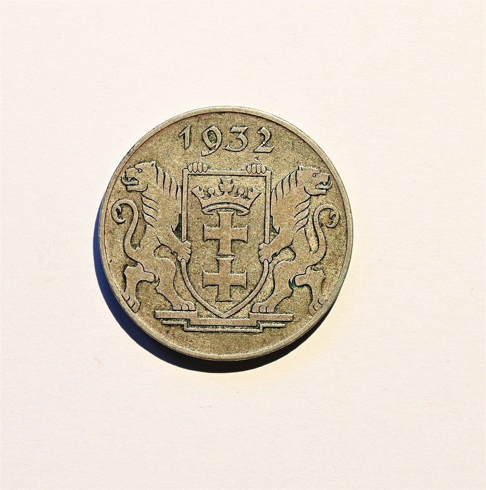 Danzig 2 gulden 1932 kv. 1+