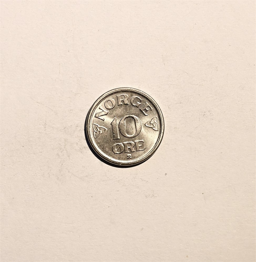 Norge 10 øre 1952 kv. 0