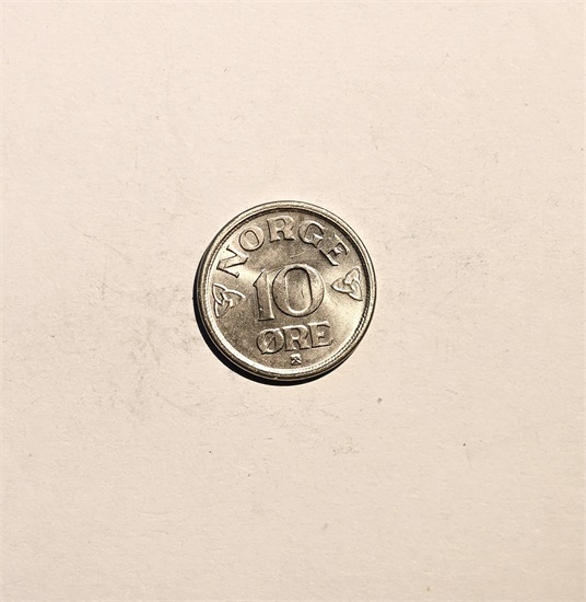 Norge 10 øre 1952 kv. 0