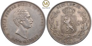 Speciedaler 1849 Oscar I. Kv.01