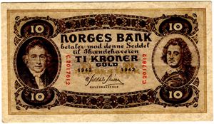 10 kroner 1942 C Kv.1