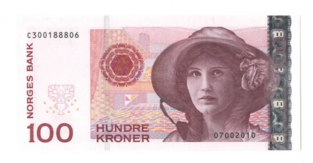 100 kroner 2010 C3 kv. 0