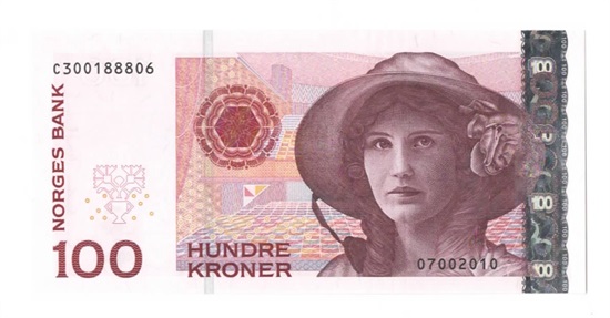 100 kroner 2010 C3 kv. 0
