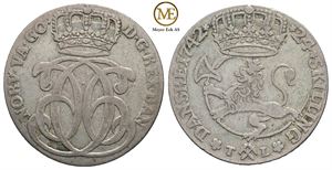 24 skilling 1742 Christian VI. Kv.1/1+