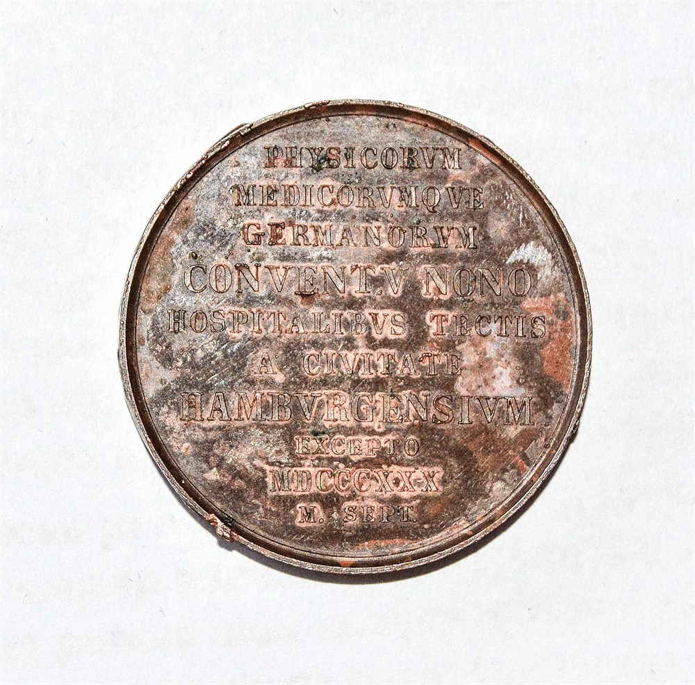Hamburg 1898 bronse 41 mm, 47,6 g kv. 01