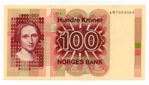 100 kroner 1982 AH