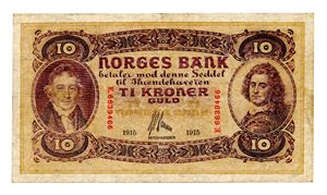 10 kroner 1915 E