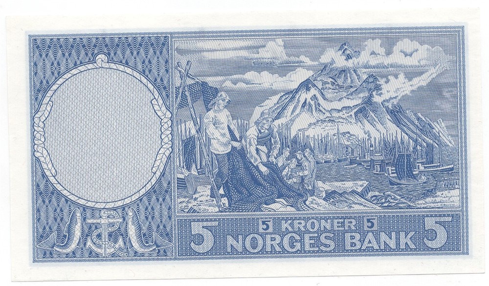 5 kroner 1962 J.5110693. Kv.0