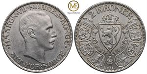 2 kroner 1914 Haakon VII. Kv.01