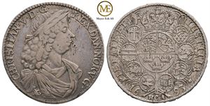 1/2 speciedaler 1693 Christian V. Kv.1+