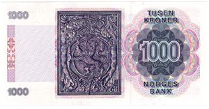 1000 kroner 1990 VI. Utg. Kv.0
