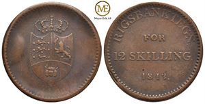 12 skilling 1813 Frederik VI. Kv.1+