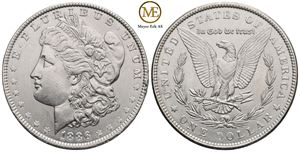 Morgan dollar 1886 . Kv.01