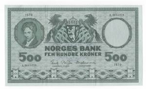 500 kroner 1970 A