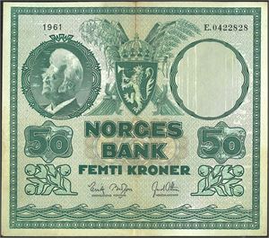 50 kr 1961E kv. 1